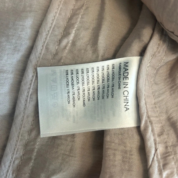 Club Monaco Lyocell trench XS great condition very pretty colour! Crinkle vibe - Picture 14 of 14